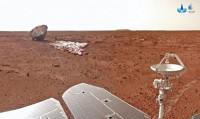 「祝融號」發回火星影像