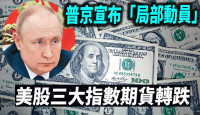 普京宣布「局部動員」 美匯指數創兩年高 避險資產價格升