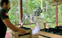 科技生活| 雙臂機械人園丁協助重建亞馬遜雨林