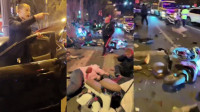 北京21歲男駕車瘋狂衝燈   撞多輛電動單車致1死13傷｜有片