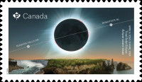 加拿大郵政發行日食特別紀念郵票
