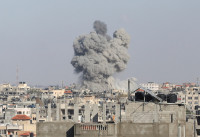 以軍密集轟炸拉法多個地區  拜登：若哈馬斯釋放剩餘人質 明天就可停火