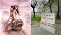 河北山海关为“孟姜女哭倒长城处”立碑引发争议
