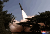 美韓隱形戰機聯演翌日 北韓試射新型導航系統戰術彈道導彈