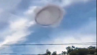 UFO?︱委内瑞拉天空出现“神祕黑色圆圈”　众说纷纭……︱有片