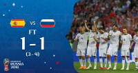 世界杯1/8决赛第三场 俄罗斯击败西班牙