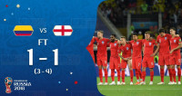 【世界杯淘汰赛】英格兰点球大战击败哥伦比亚