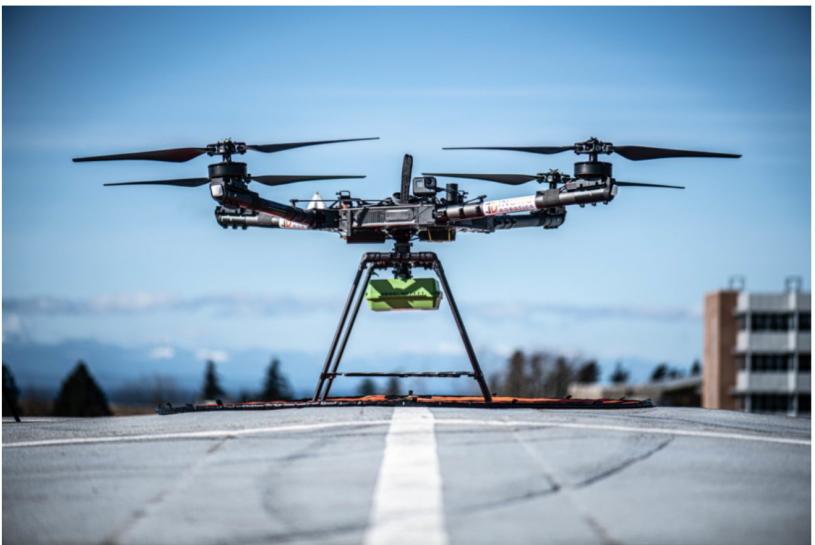 UBC和科技公司研究5G无人机。 CTV图片