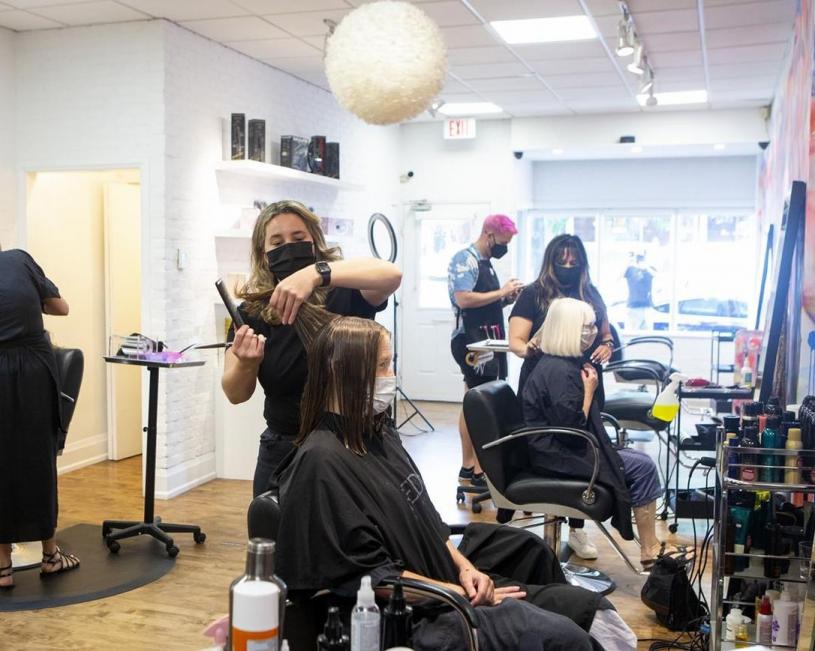 一女子对温市一间美发沙龙剪发服务不满的投诉被驳回。加通社资料图