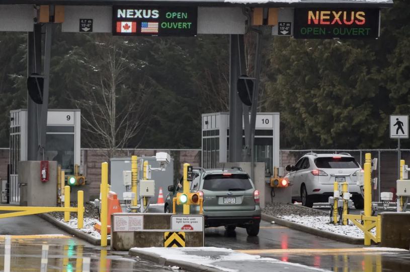 Nexus快速通关卡计划，允许持卡的加拿大人在往返美国时使用特别快速线通道。加通社