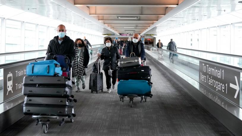 已完全接种的入境旅客自11日起，无须再于机场进行随机强检。加通社资料图片