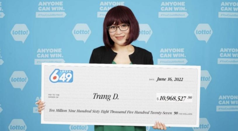 Trang Dang计划用部分奖金前往意大利、法国和西班牙旅游。Lottery Corporation