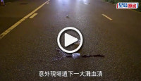 (視頻)小心過馬路︱金毛紋身漢馬鞍山捱的士撞 飛彈13米昏迷送院 司機涉危駕被捕