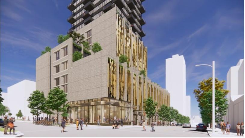 ■温哥华华埠将迎来第一家大酒店。       Henriquez Partners Architects
