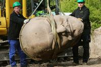 埋地24年　列寧雕像頭部將展出