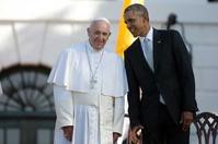 教宗抵白宮與奧巴馬會談