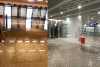 受豪雨影響　桃園機場月內第3次水浸