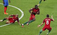 葡萄牙1:0射垮法国    奇&#36857;夺欧国杯