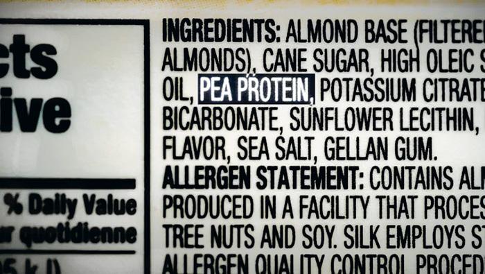 ■部分食品包裝的標籤上列出豆蛋白成份，但豆蛋白在加拿大目前並未列為致敏源。CBC