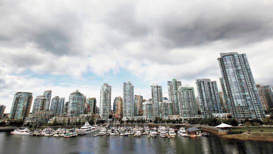 有经济学家评估得出新西兰和加拿大的房市有崩溃风险，图为加拿大温哥华的一处房产。