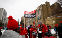 【谈判若无成果】约克区等10个教育局高中教师 下周三罢工一天