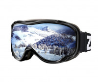 ZIONOR双层镜片防紫外线滑雪护目镜$20.99！