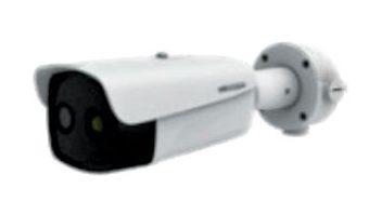 ■体温检测仪的摄像头，可连接电脑等控制设备。受访者提供 