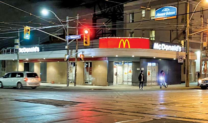 ■多市中心以西一間麥當勞有員工染疫。CityNews