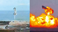 SpaceX原型火箭測試失敗爆炸