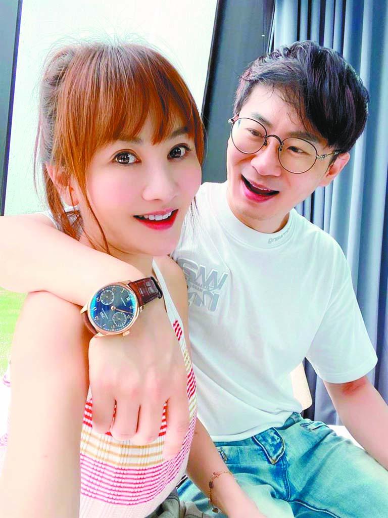 ■王宥忻贈70萬名錶為老公
慶生。 網上圖片