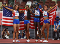 【東奧田徑】美國接力威盡	包辦4×400米男女金牌