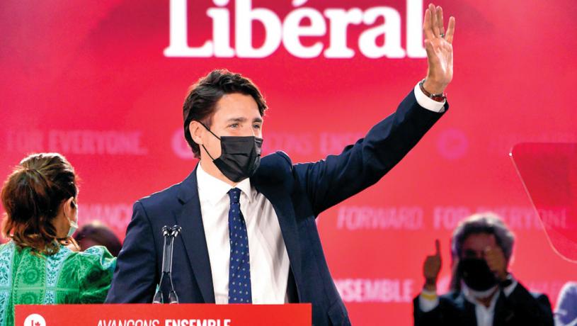 ■联邦自由党打破在草原省份的困局，于亚省赢得一至两个议席。CTV
