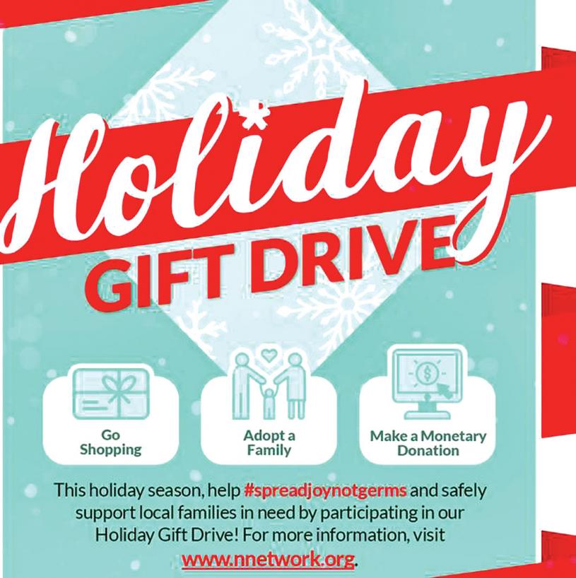 ■约克区邻里网络假日礼品募捐运动，开放接受捐赠。图为该活动海报。