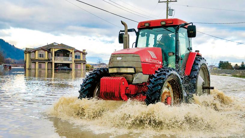 阿波斯福多个社区受洪水袭击。加通社