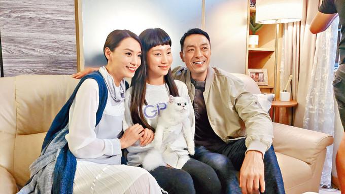 姜皓文和陳煒飾演Gigi的父母，讓她感覺好真實。