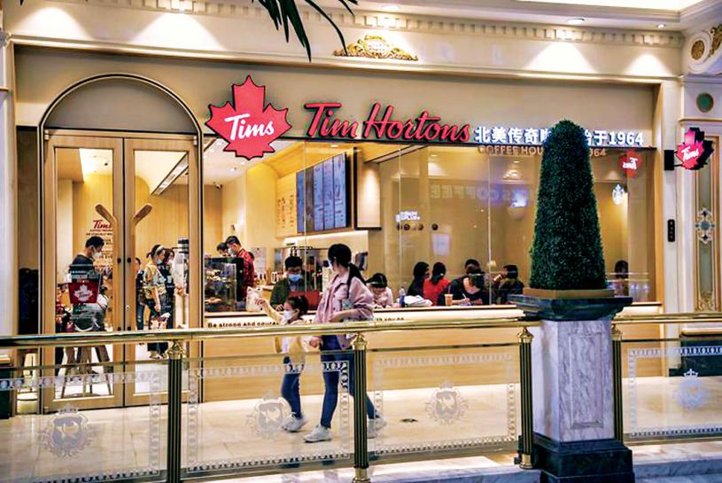 ■Tim Hortons目前在中國已有400家分店。網上圖片