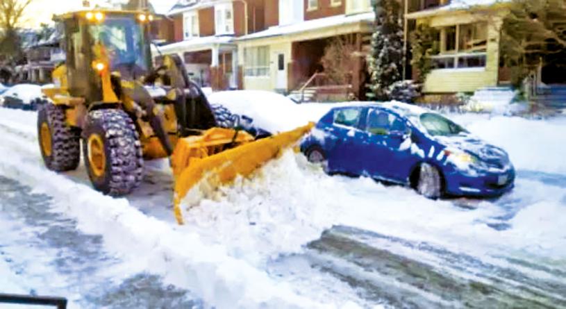 ■市府沒有提供巷道剷雪時間的估計。網上圖片