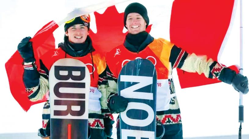 ■麦克莫里斯 (左)和帕洛特  ，都是第三次参加冬奥。Getty Images