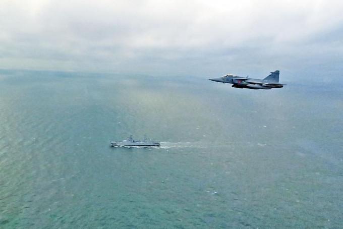 俄羅斯一艘登陸艦上周二駛入歐洲波羅的海。　