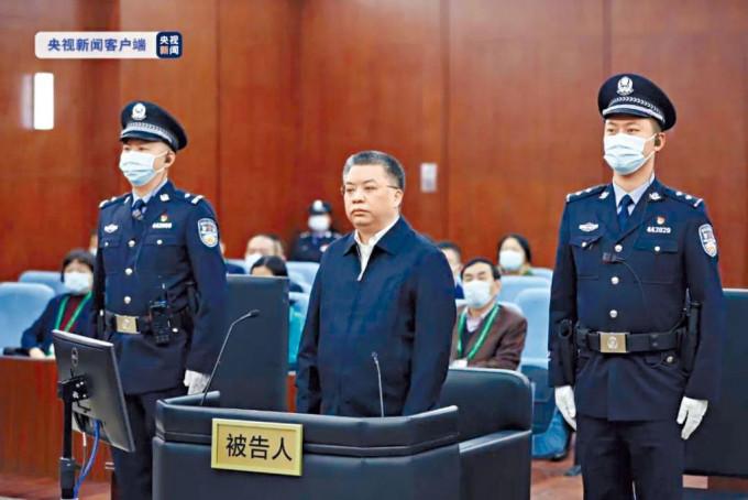 童道馳在深圳法院受審。