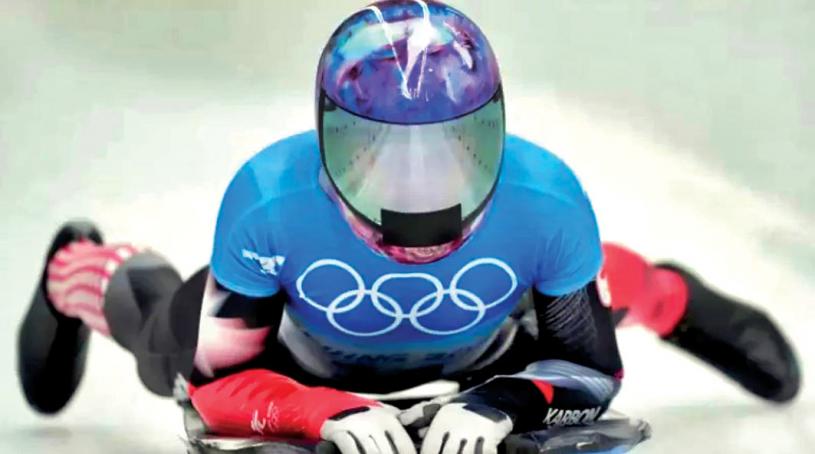 ■藍莉華在北京冬奧鋼架雪車項目，奪得第5名。美聯社