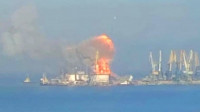 俄烏局勢｜戰線延至海上 烏克蘭海軍稱已擊毀俄登陸艦