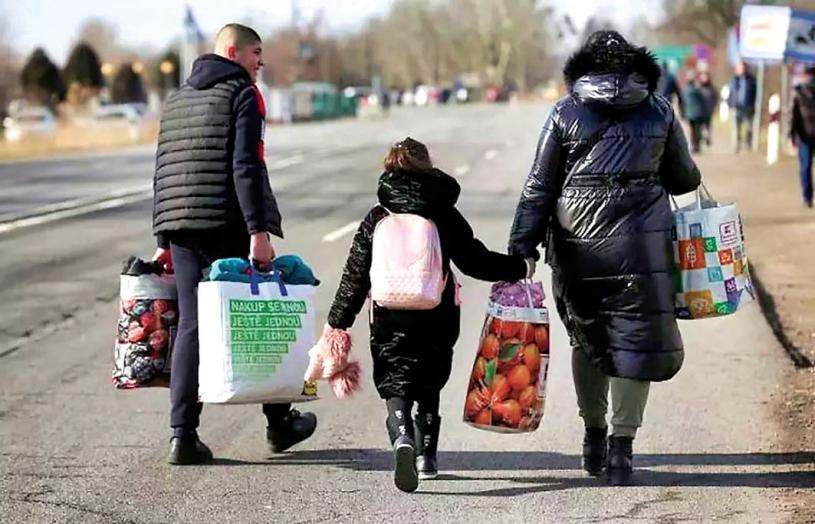 ■聯邦政府正考慮向願意接收烏克蘭難民的加拿大家庭，提供經濟援助。網上圖片