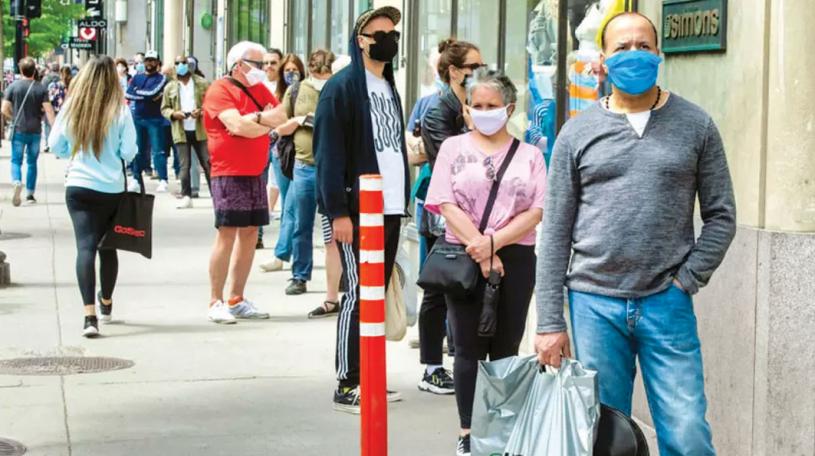 加拿大公共衛生部最新指南建議，國民應將戴口罩作為「日常生活的一部分」。加通社