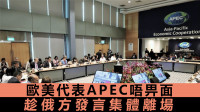 俄乌局势｜俄官于APEC发言遇抗议 美日等代表离场