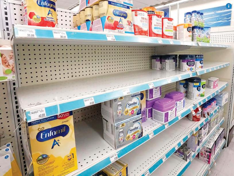 ■加拿大婴儿奶粉有短缺隐忧，但本地最大奶粉生产商产品只销中国。 星报