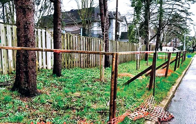 ■重建旧屋的围栏，于人村随处可见。YorkRegion.com