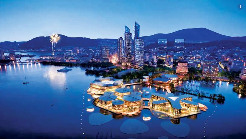 ■韩国釜山可能建造一座漂浮城市，名命为Oceanix Busan。