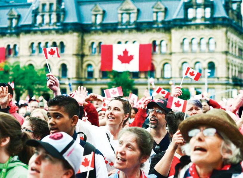 ■往年的加拿大日活動盛況。星報資料圖片
