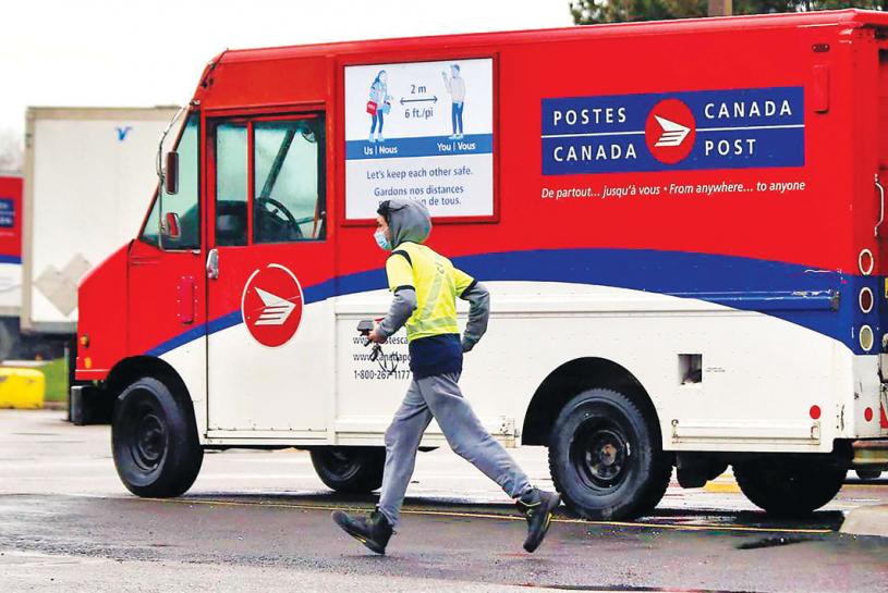 ■加拿大郵務公司效率遭民眾詬病。星報資料圖片